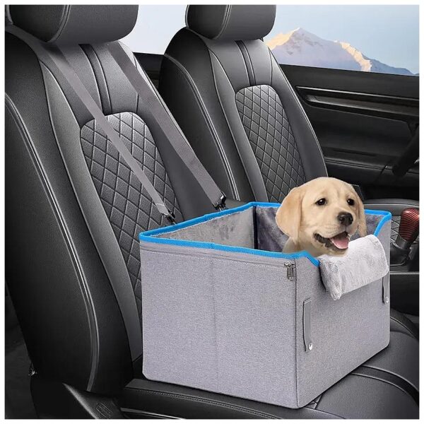 Adjustable Dog Travel Seat for Front and Rear Car Seats