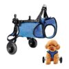 Adjustable Dog Wheelchairs with 2 Wheels for Back Legs Support