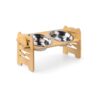 Adjustable Elevated Cat and Small Dog Food and Water Bowls with Non-Slip Feet