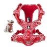 Adjustable Floral Reflective Dog Harness with No Pull Design for Small Medium Large Dogs