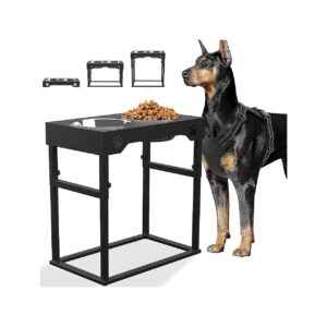 Adjustable Height Feeding Station for Large Medium Small Dogs