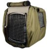 Adjustable Kennel Cover for Large Dogs Army Green Water Resistant Machine Washable