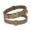 Adjustable Leather Dog Collar with Metal Buckle for Small Medium Large Dogs Cats Pets