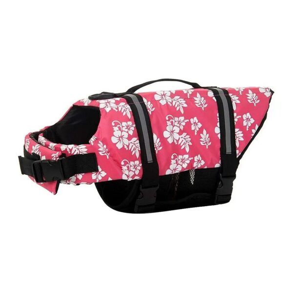 Adjustable Life Jacket for Small to Large Dogs with Reflective Stripes for Water Safety