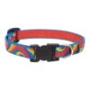 Adjustable Lollipop Pattern Collar for Small Dogs with Nylon Material