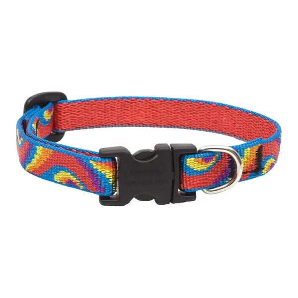 Adjustable Lollipop Pattern Collar for Small Dogs with Nylon Material