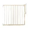 Adjustable Metal Safety Gate for Home Security Taupe 5-5 inches