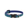 Adjustable Nylon Collar with Rain Song Pattern for Small Dogs 8-12 inches