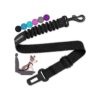 Adjustable Nylon Dog Car Seat Belt with Elastic Buffer for Pet Comfort and Safety