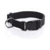 Adjustable Nylon Dog Collar 5/8 Inch Wide for Small Medium Large Dogs Black