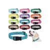 Adjustable Nylon Dog Collars with Quick Release Buckle for Medium Dogs