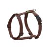 Adjustable Nylon Harness Brown Solid Color Large Size