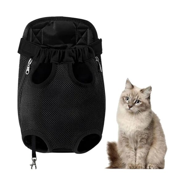 Adjustable Pet Carrier Backpack for Cats and Small Dogs with Soft Padded