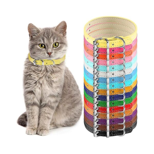 Adjustable Pet Collars for Small Pets in 16 Vibrant Colors