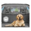 Adjustable Pet Partition for Cars SUVs and Trucks - Heavy Duty Wire Mesh Divider