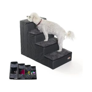 Adjustable Pet Stairs for Cats and Dogs of All Sizes