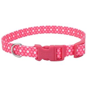 Adjustable Pink Collar for Small Medium and Large Dogs