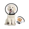 Adjustable Plastic Pet Recovery Collar for Post-Surgery Dogs and Cats