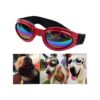 Adjustable Red Dog Sunglasses for Large Breeds UV Windproof Polarized Protection