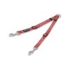 Adjustable Reflective Leash Coupler for Small Breed Dogs from 11" to 20" in Length