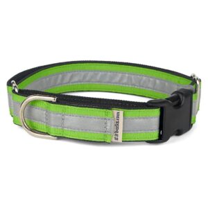 Adjustable Reflective Martingale Collar with Quick Snap Buckle for Large Dogs