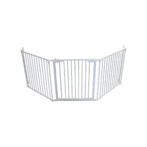 Adjustable Safety Gate for Kids and Pets - 30 to 90 Inches Wide - White