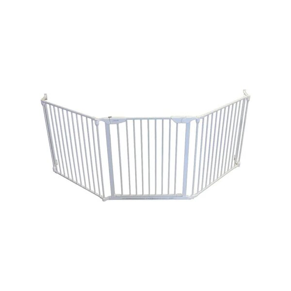 Adjustable Safety Gate for Kids and Pets - 30 to 90 Inches Wide - White