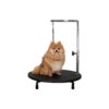 Adjustable Small Dog Grooming Station with Rotating Table Top for Maltese and Puppies