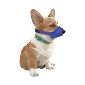 Adjustable Soft Muzzle for Small Medium Dogs Breathable Waterproof Nylon