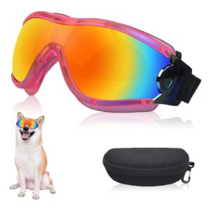 Adjustable Strap Dog Goggles for Snow Beach Motorcycle UV Wind Dust Protection