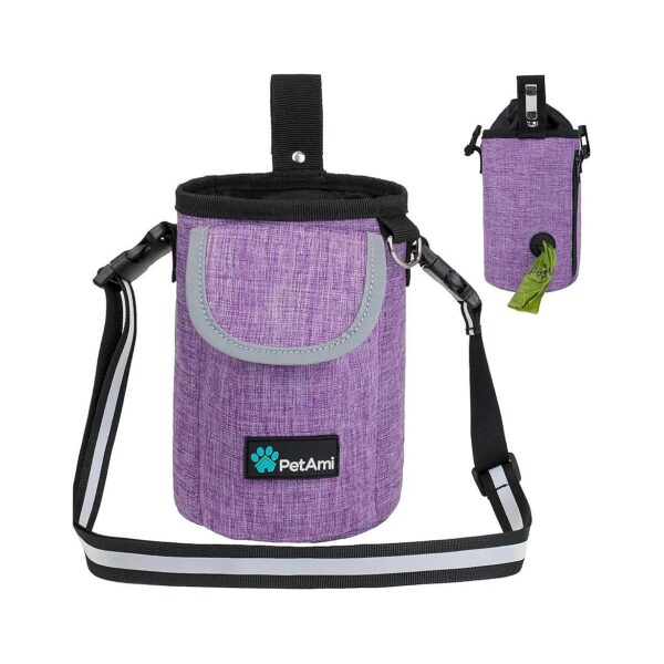 Adjustable Treat Bag for Dog Walking and Training with 3 Wear Options