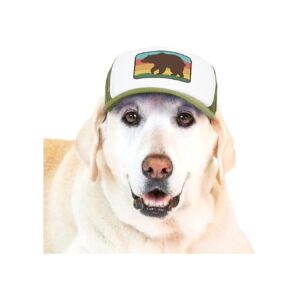 Adjustable Trucker Hats for Large Dogs with Velcro Strap for Enhanced Comfort