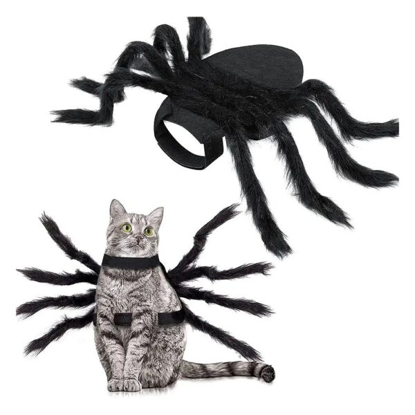 Adjustable Velcro Spider Cosplay Costume for Dogs Cats Halloween Supply