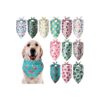 Adjustable Washable Dog Bandanas with Triangular Bibs for Comfortable Wear, 12 Pieces