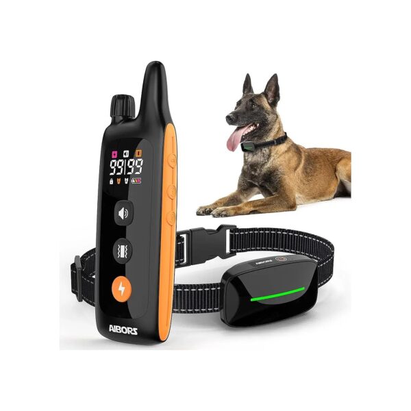 Adjustable Waterproof Dog Training Collar 3 Modes Safe Shock Collar for Small Large Dogs