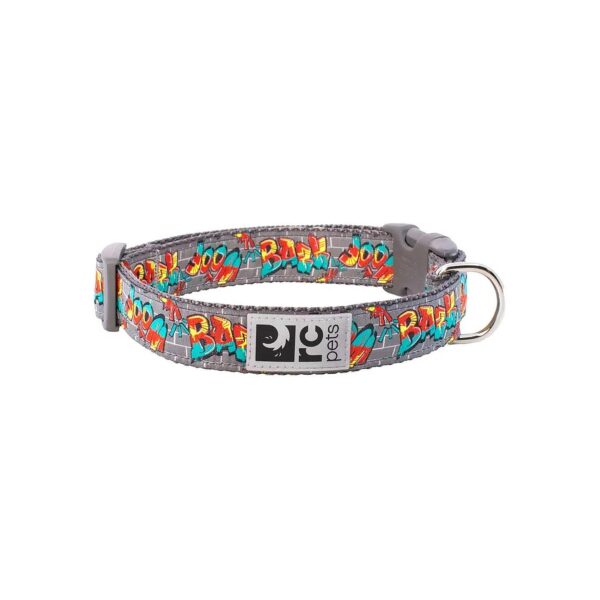 Adjustable Webbing Dog Collar with 100% Original Graffiti Design