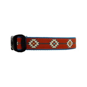 Adjustable Western Santa Fe Southwestern Dog Collars for Large Breed Dogs