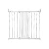 Adjustable White Metal Wall Mount Baby Safety Gate for Flexibility and Peace of Mind