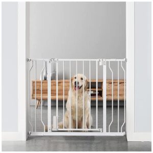 Adjustable Width Baby Gate for 5" to 3" Doorways and Stairs