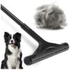 Adjustable and Durable Metal Carpet Rake for Pet Hair Removal