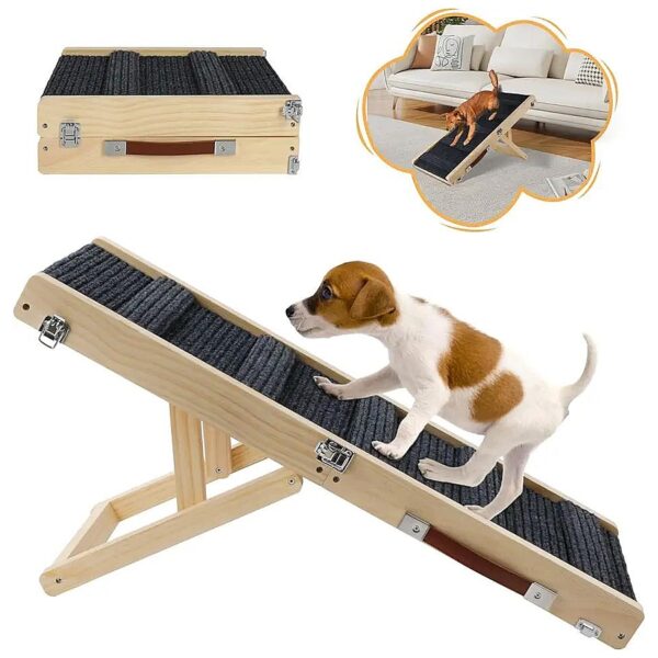 Adjustable and Non-Slip, Folding and Portable, Suitable for Small Pets and Easy Storage