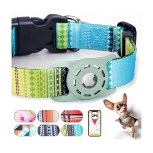 Adjustable and Padded AirTag Dog Collar for All Breeds and Sizes