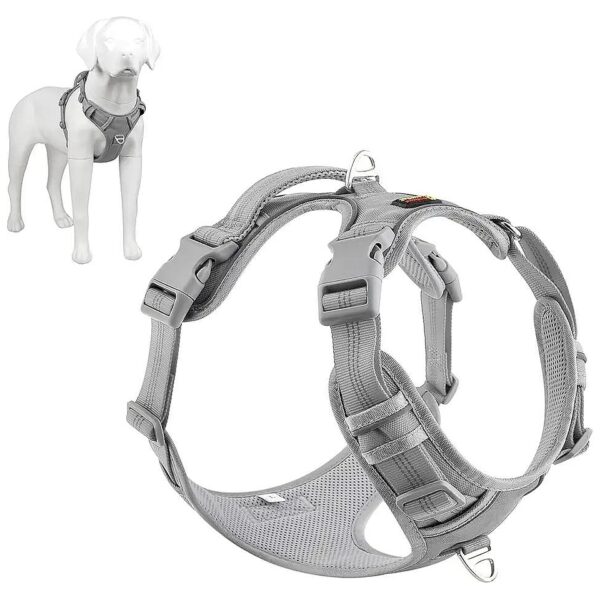 Adjustable and Reflective Dog Walking Harness for Small Medium Large Dogs