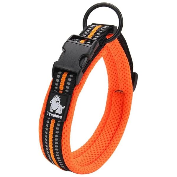 Adjustable and Reflective Nylon Dog Collar for Comfortable and Secure Outdoor Adventures