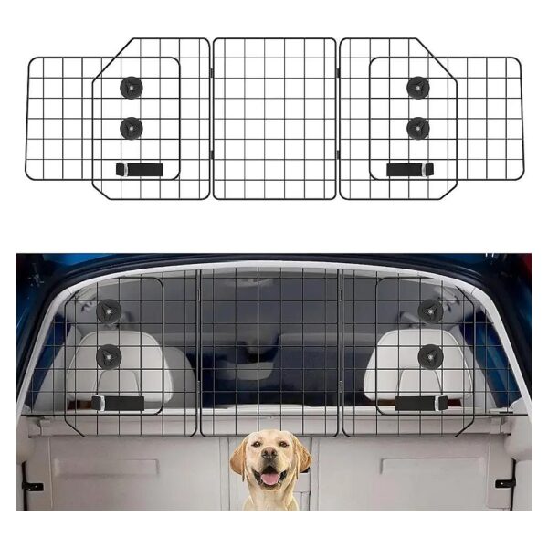 Adjustable and Secure Dog Car Barrier for Safe and Stable Travel