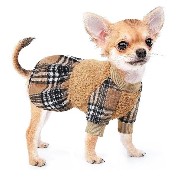 Adorable Autumn and Winter Dog Sweater Dress for Small Dogs