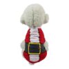 Adorable Christmas Dog Costume for Puppy Red Soft Breathable Cotton