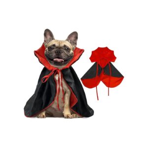 Adorable Dog Vampire Cloak Cape Halloween Costume Small Medium Large Pets