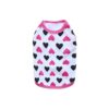 Adorable Heart Print Pet Shirt for Small to Medium Size Dogs and Cats