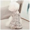 Adorable Pet Dog Dress with Leash Small Puppy Cute Lace Skirt for Summer Clothes